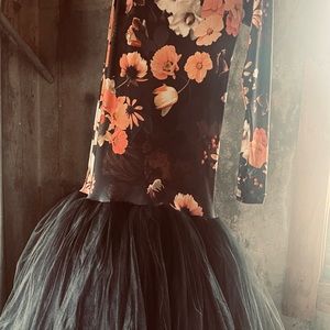 High/Low one shoulder gown by designer Alora Safari worn once on NYFW runway